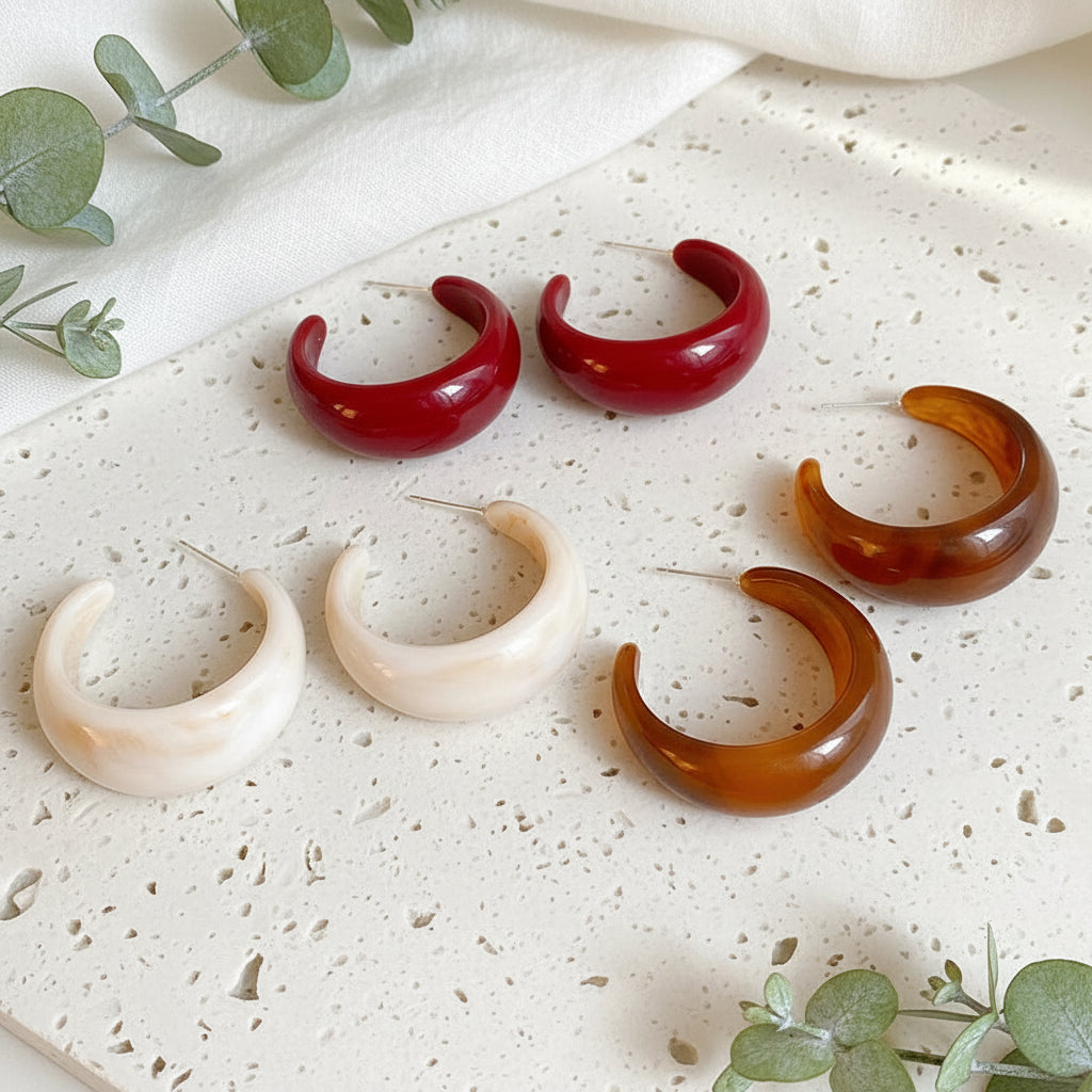 Sunset C Earrings - 3 colors - Hello Baabs
