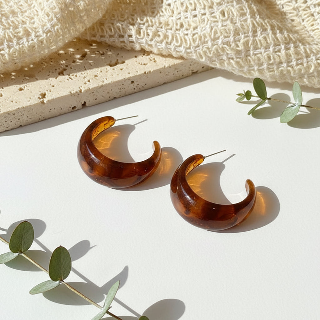 Sunset C Earrings - 3 colors - Hello Baabs