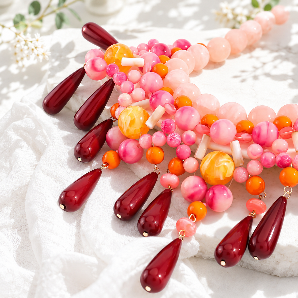 Sunset Palms Necklace - Hello Baabs