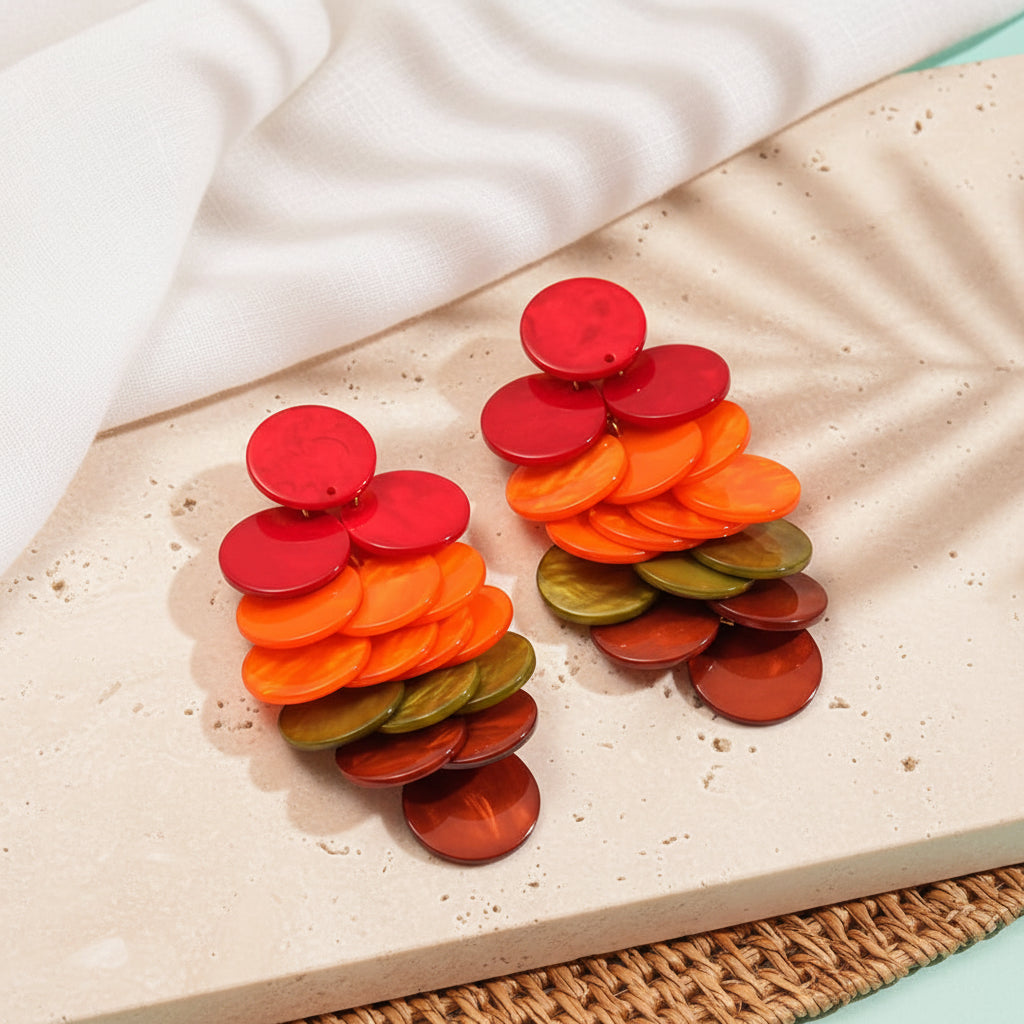 Sunset Rhythm Earrings - Hello Baabs