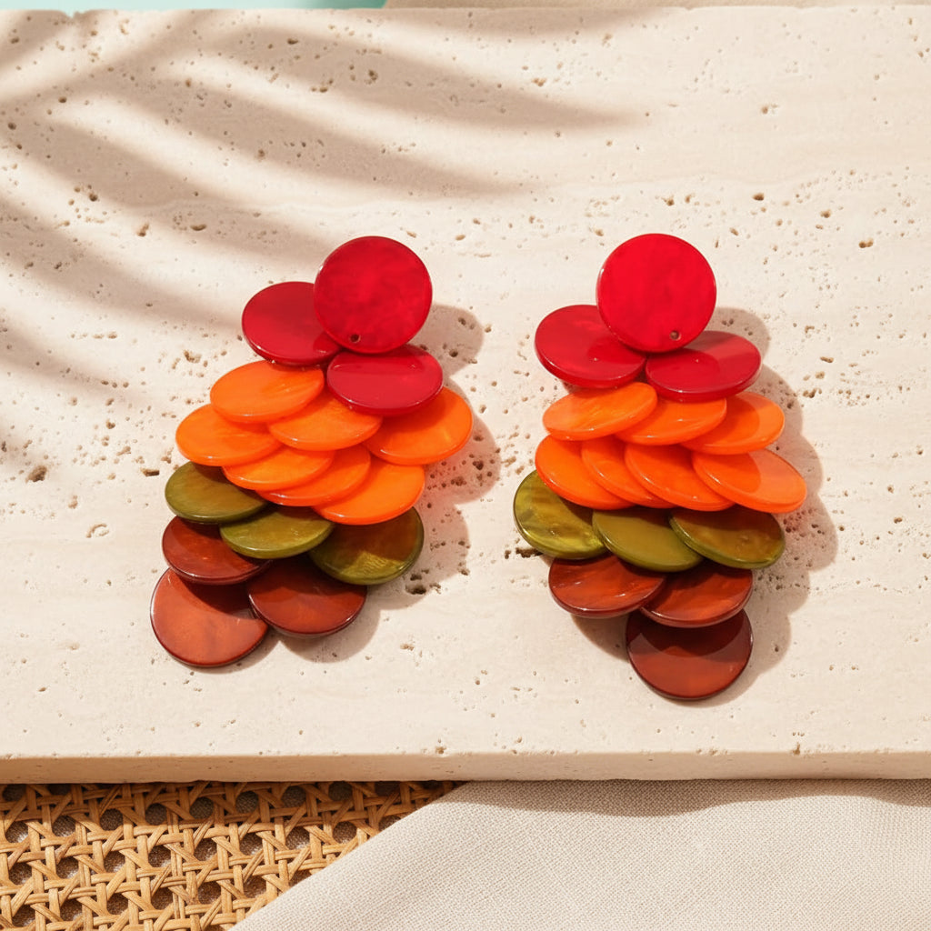 Sunset Rhythm Earrings - Hello Baabs