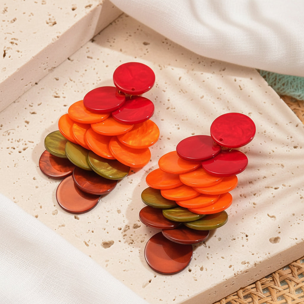 Sunset Rhythm Earrings - Hello Baabs