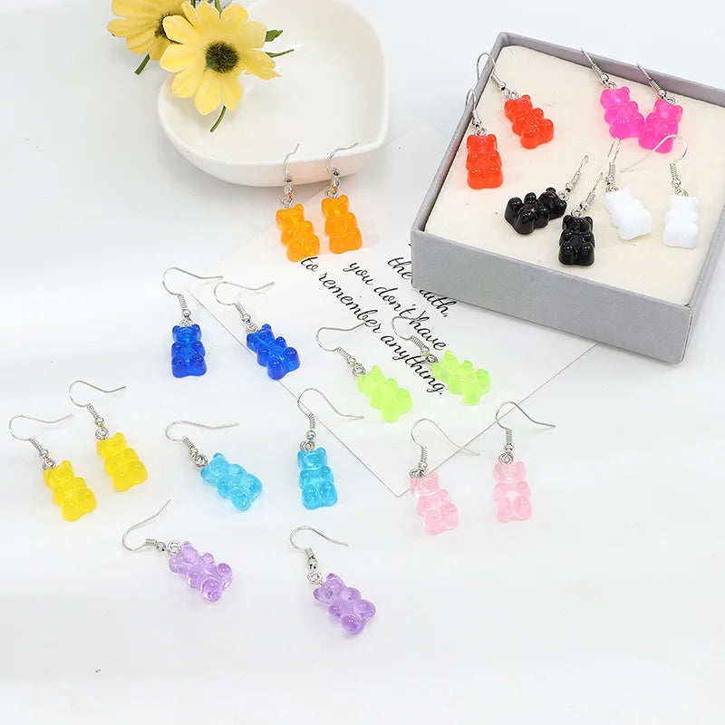 Sweet Sidekick Gummy Earrings - 11 colors - Hello Baabs LLC 