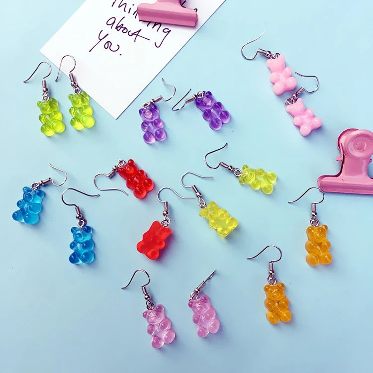 Sweet Sidekick Gummy Earrings - 11 colors - Hello Baabs LLC 