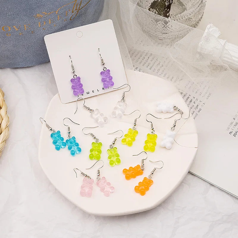 Sweet Sidekick Gummy Earrings - 11 colors - Hello Baabs LLC 