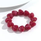 Sweet Talk Heart Stretch Bracelet - 8 colors - Hello Baabs