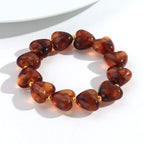 Sweet Talk Heart Stretch Bracelet - 8 colors - Hello Baabs