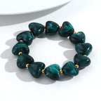 Sweet Talk Heart Stretch Bracelet - 8 colors - Hello Baabs