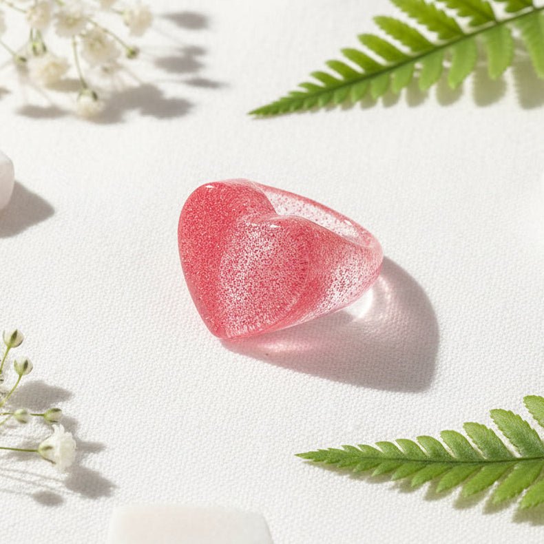 Sweetheart Spark Ring (size 7) - 6 colors - Hello Baabs