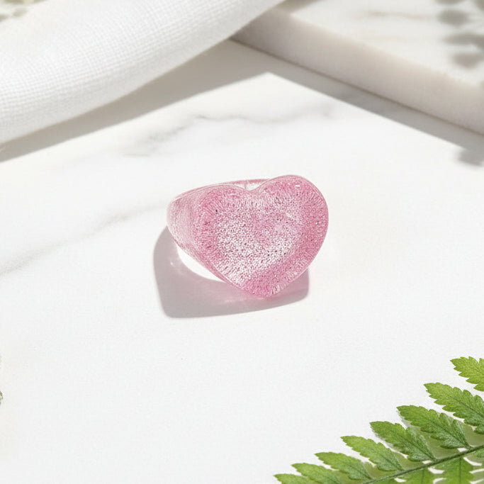 Sweetheart Spark Ring (size 7) - 6 colors - Hello Baabs