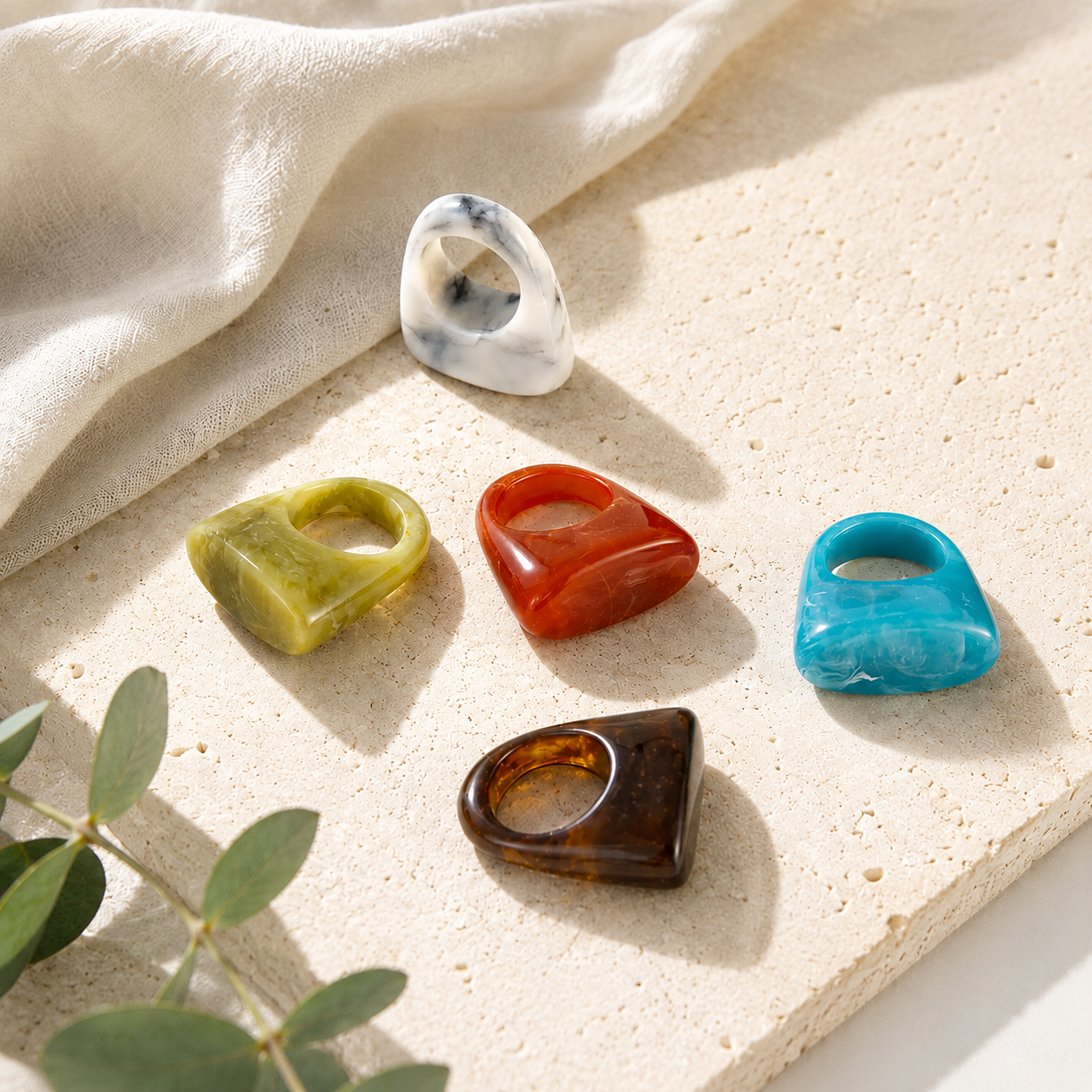 Terra Tone Ring (size 6) - 6 colors - Hello Baabs
