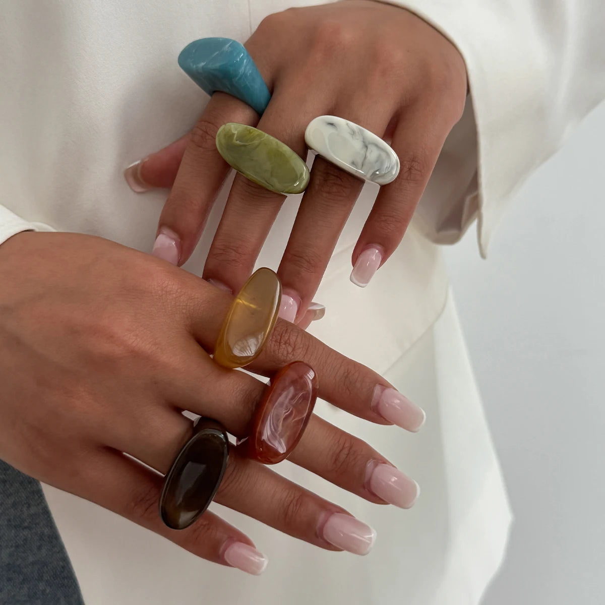 Terra Tone Ring (size 6) - 6 colors - Hello Baabs LLC 