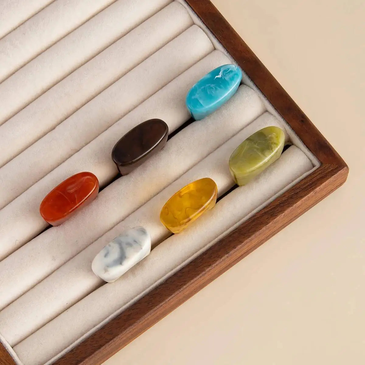 Terra Tone Ring (size 6) - 6 colors - Hello Baabs LLC 