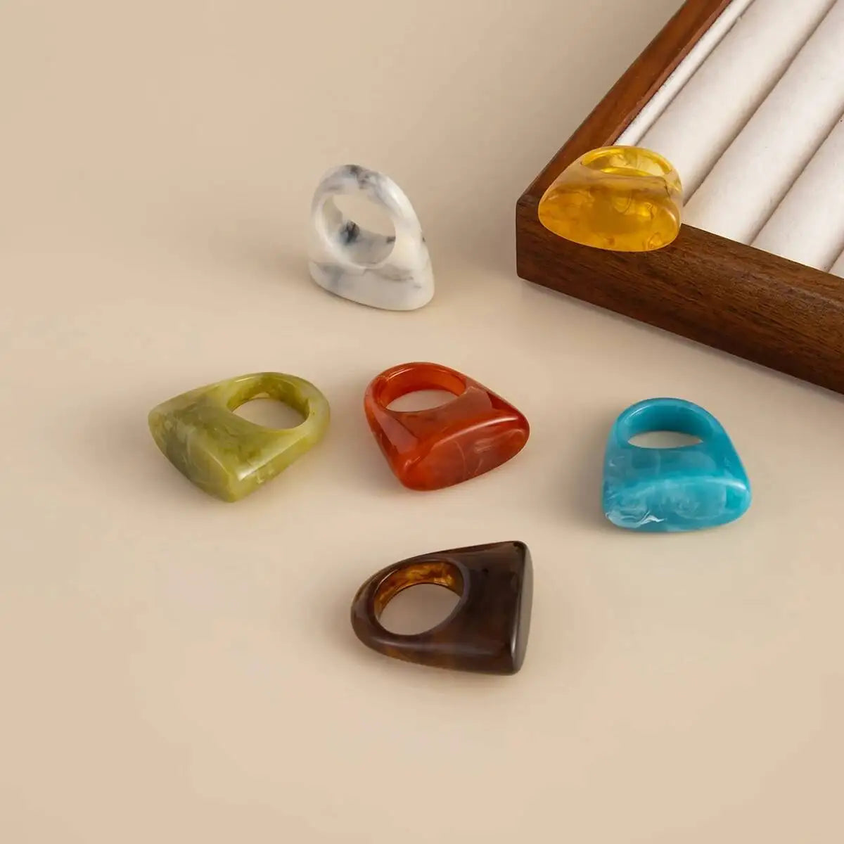 Terra Tone Ring (size 6) - 6 colors - hello baabs 