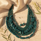 The Layered Nomad Necklace & Earrings Set - 8 colors - Hello Baabs