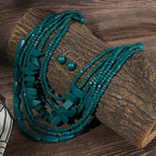The Layered Nomad Necklace & Earrings Set - 8 colors - hello baabs 