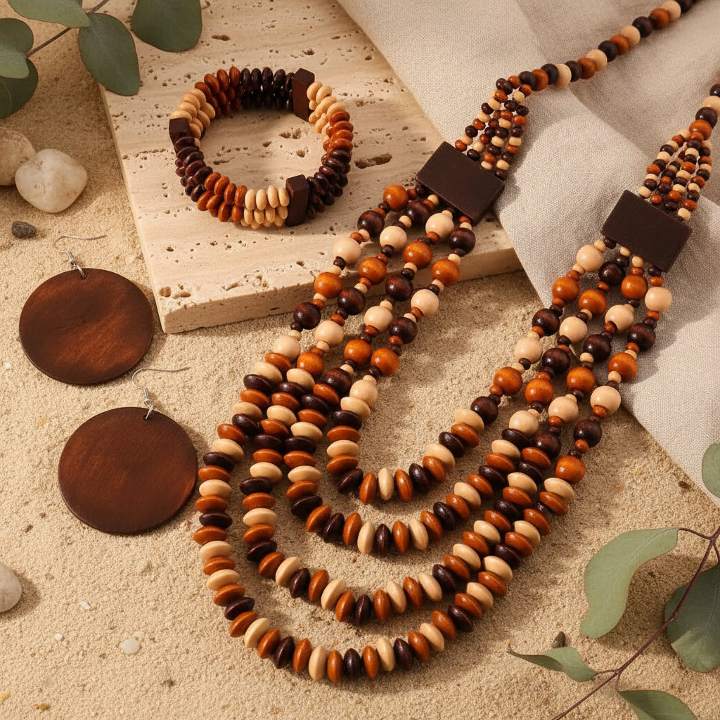 Three Ways to Wow Necklace, Earrings, & Bracelet Set - 4 colors - Hello Baabs