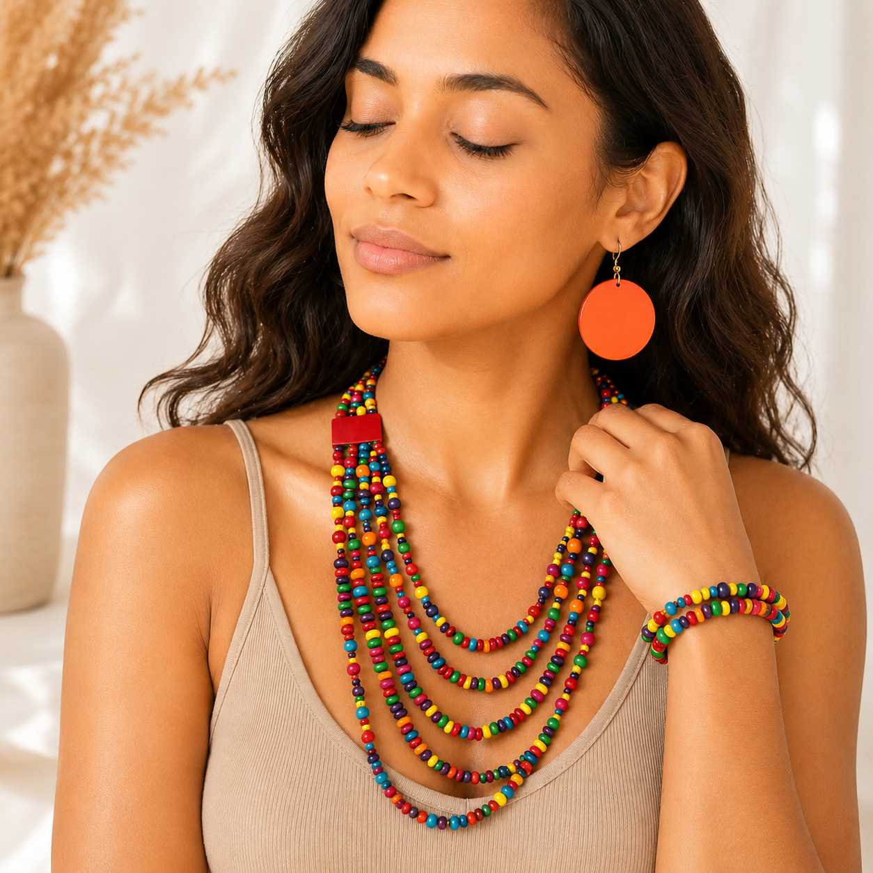 Three Ways to Wow Necklace, Earrings, & Bracelet Set - 4 colors - Hello Baabs
