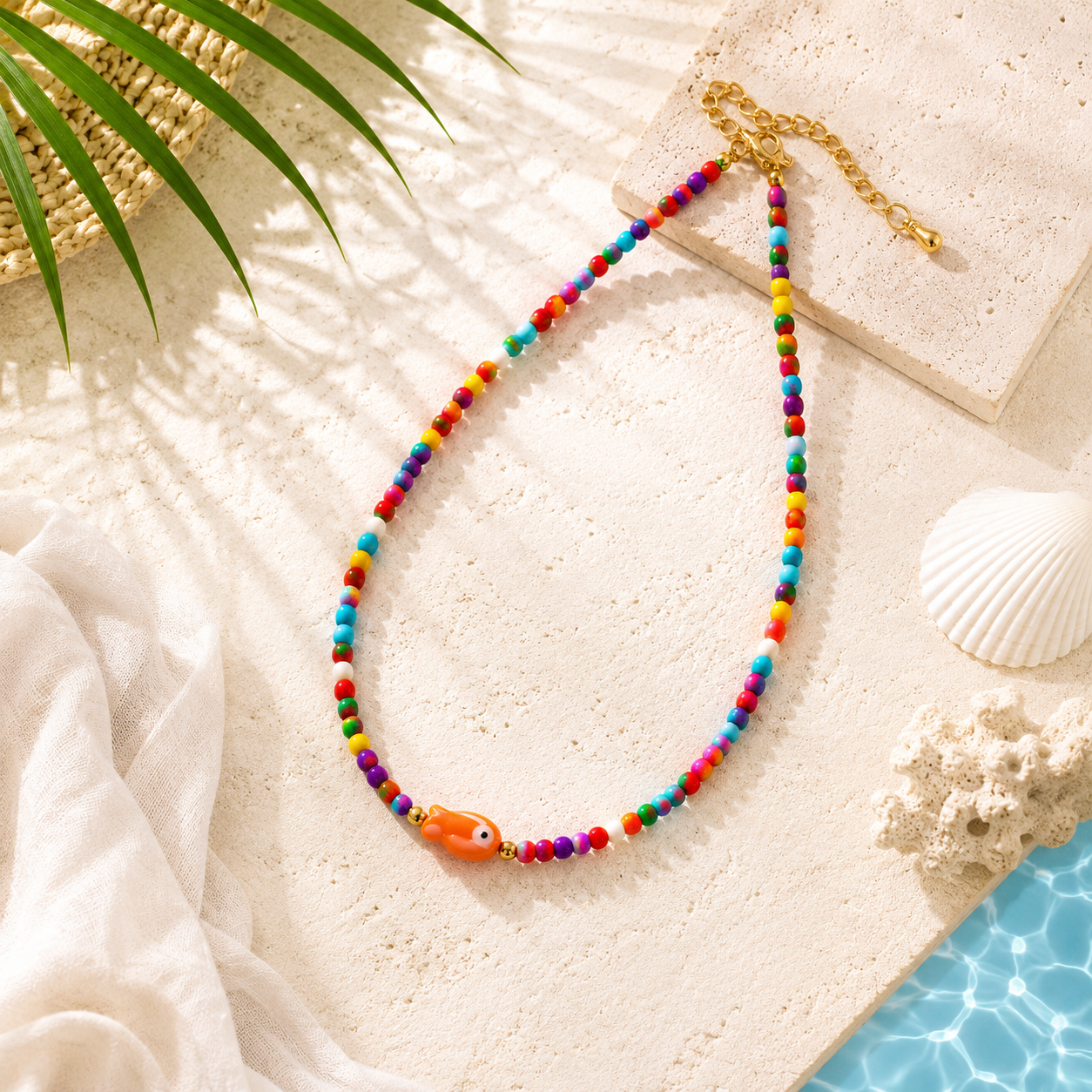 Tidal Treasures Necklace - 5 colors - Hello Baabs