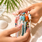 Tidal Treasures Necklace - 5 colors - Hello Baabs LLC 