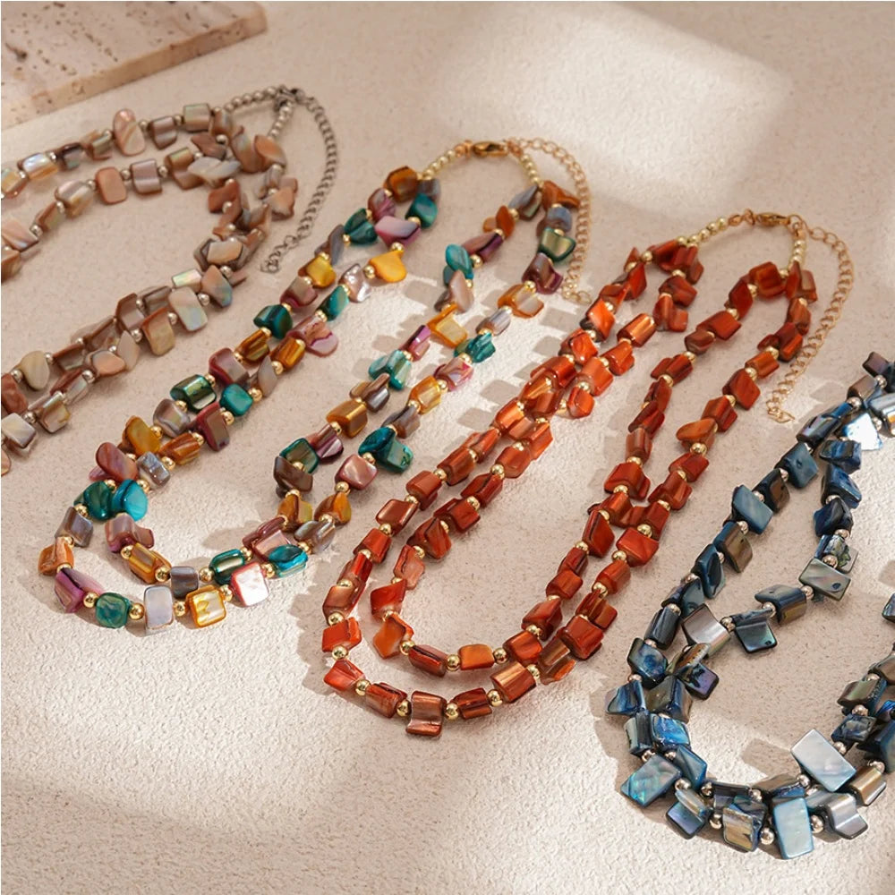 Tide & Twist Necklace - 4 colors - Hello Baabs