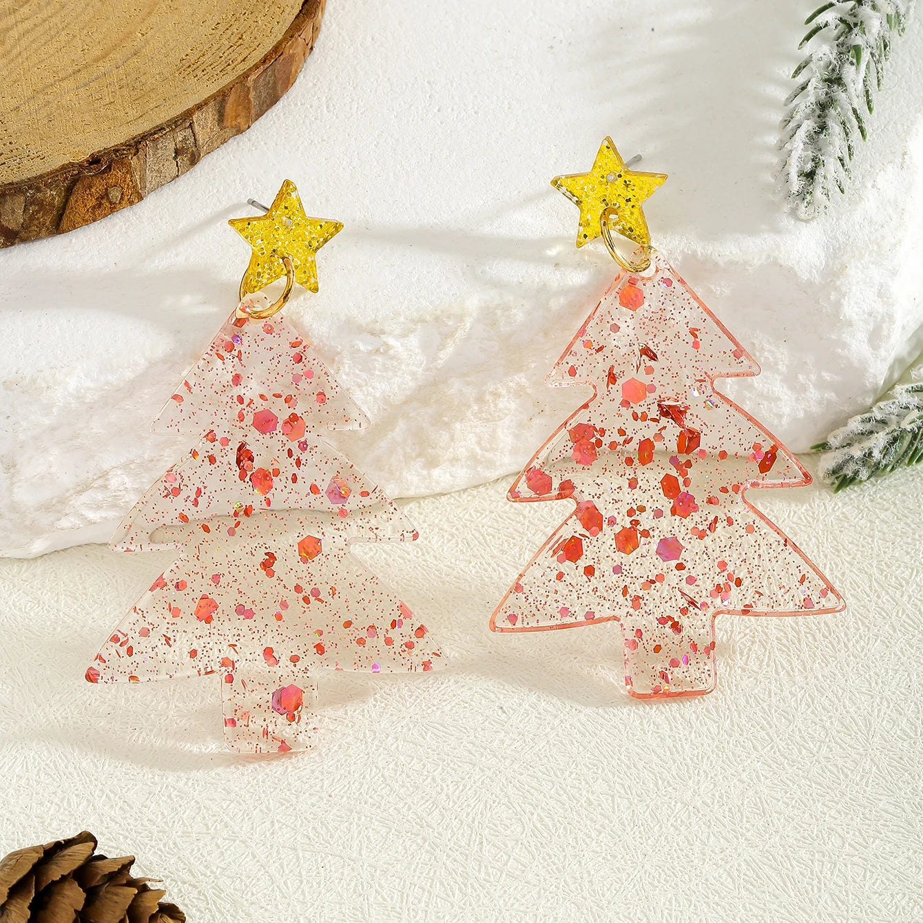 Tinsel Time Earrings - 2 colors - hello baabs 