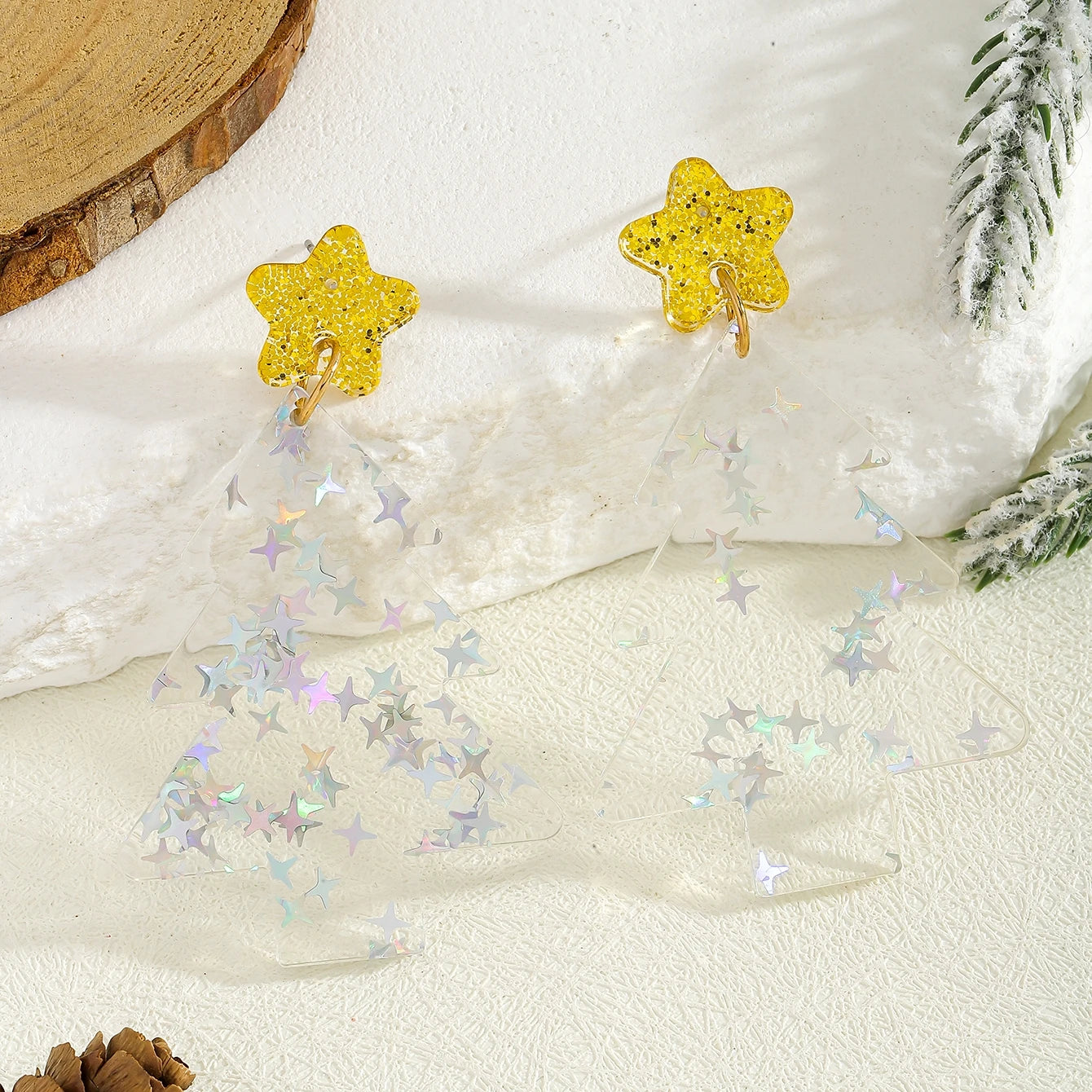 Tinsel Time Earrings - 2 colors - hello baabs 