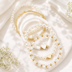 Tiny Hearts 5pc Bracelet Set - 5 colors - Hello Baabs LLC 