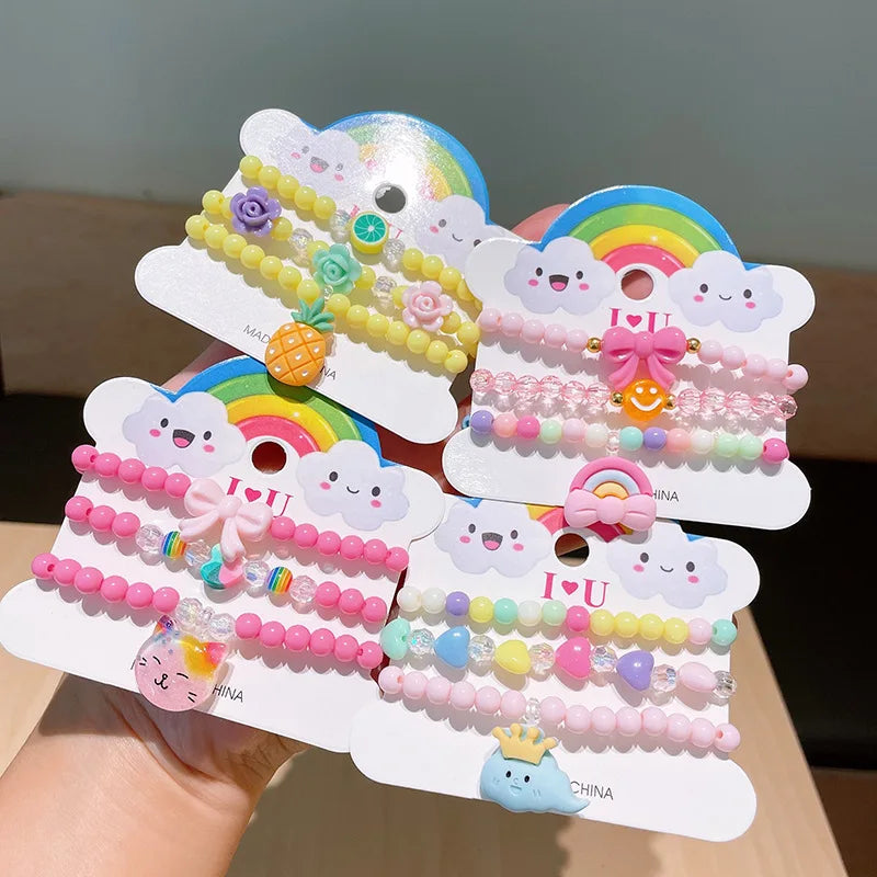 Tiny Treasures Bracelet 3pc Set - 9 variants - Hello Baabs LLC 