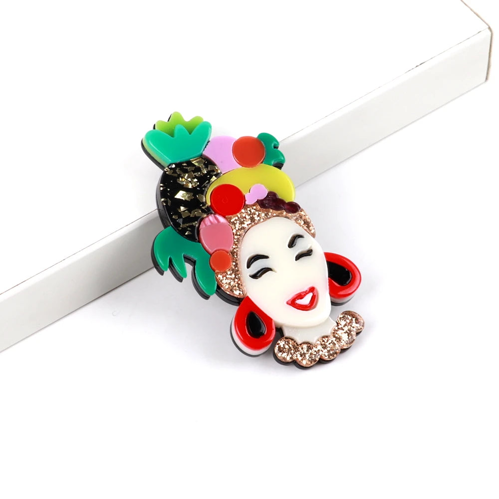 Tropical Reign Brooch - Hello Baabs