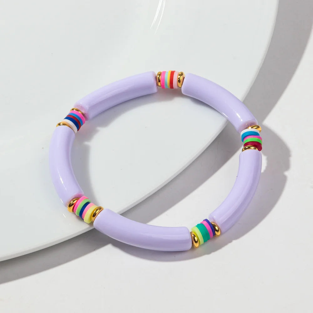 Tropical Twist Stretch Bracelet - 21 colors - Hello Baabs