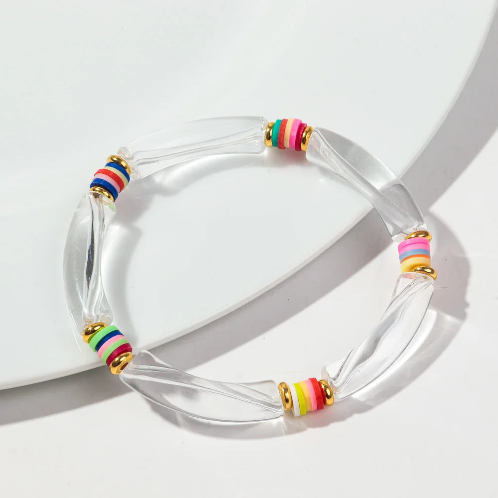 Tropical Twist Stretch Bracelet - 21 colors - Hello Baabs