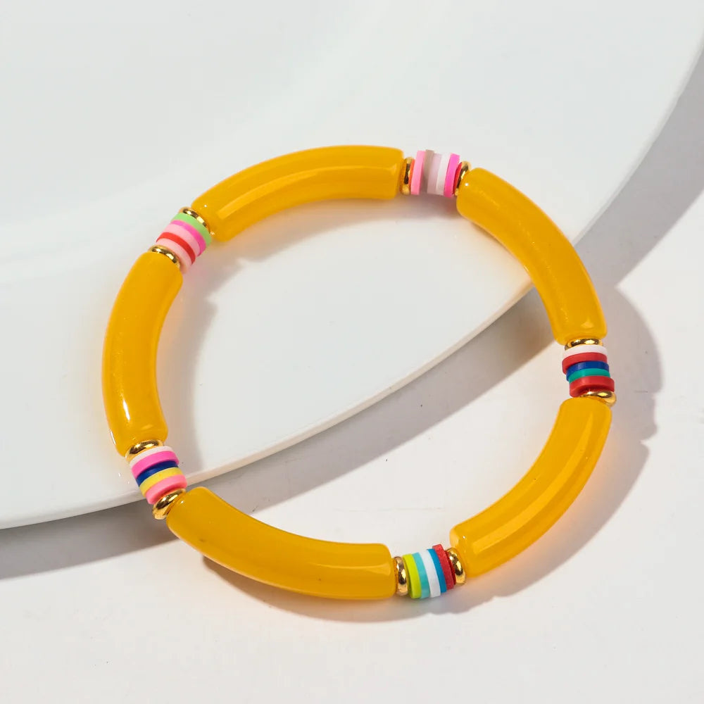 Tropical Twist Stretch Bracelet - 21 colors - Hello Baabs