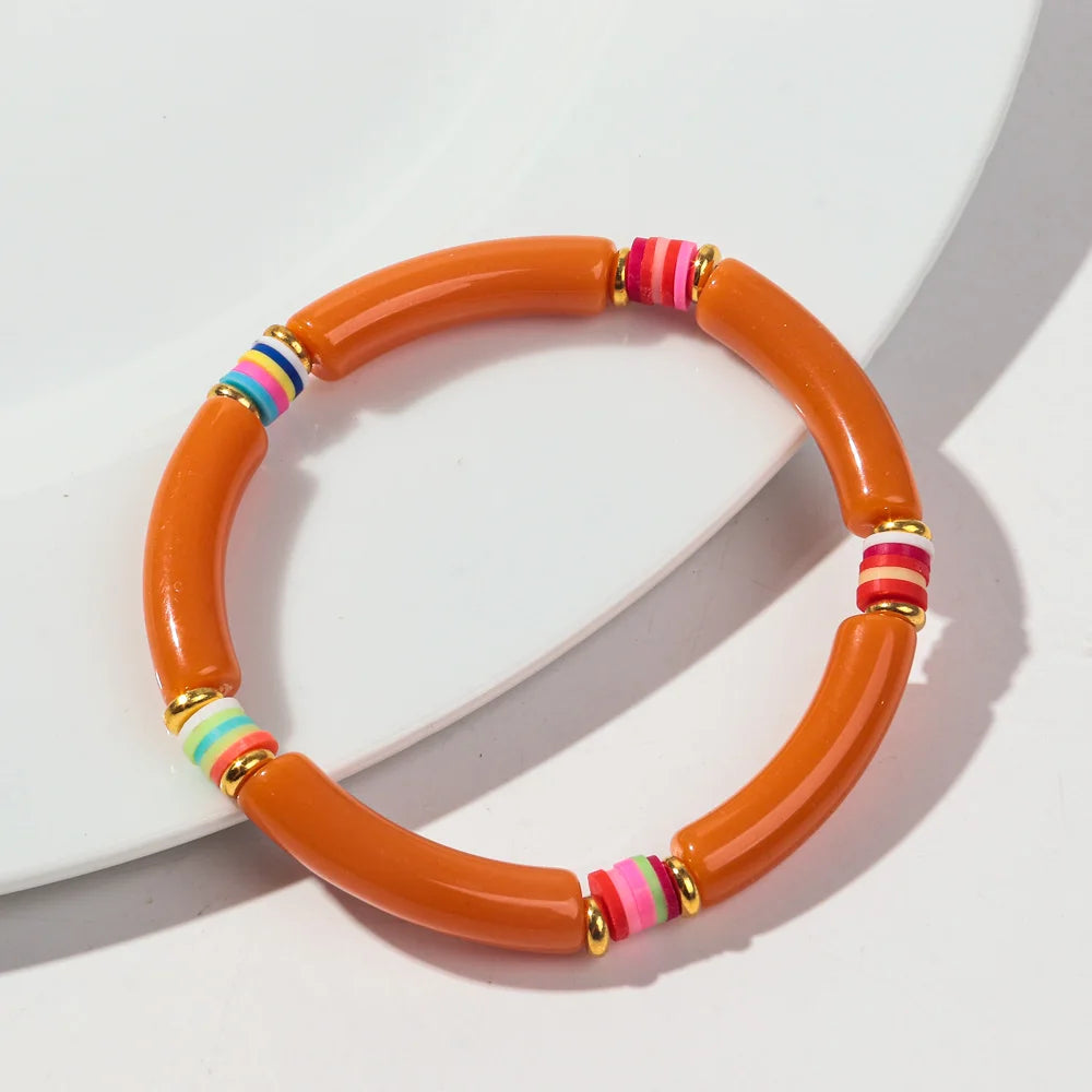 Tropical Twist Stretch Bracelet - 21 colors - Hello Baabs