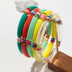 Tropical Twist Stretch Bracelet - 21 colors - Hello Baabs LLC 