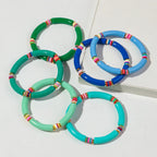 Tropical Twist Stretch Bracelet - 21 colors - Hello Baabs LLC 