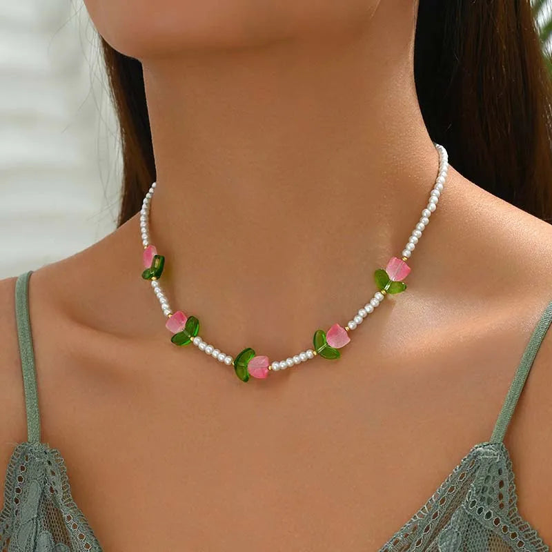 Tulip Elegance Necklace - Hello Baabs