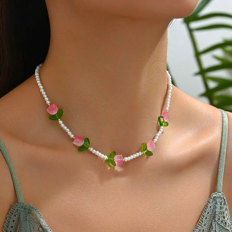 Tulip Elegance Necklace - Hello Baabs