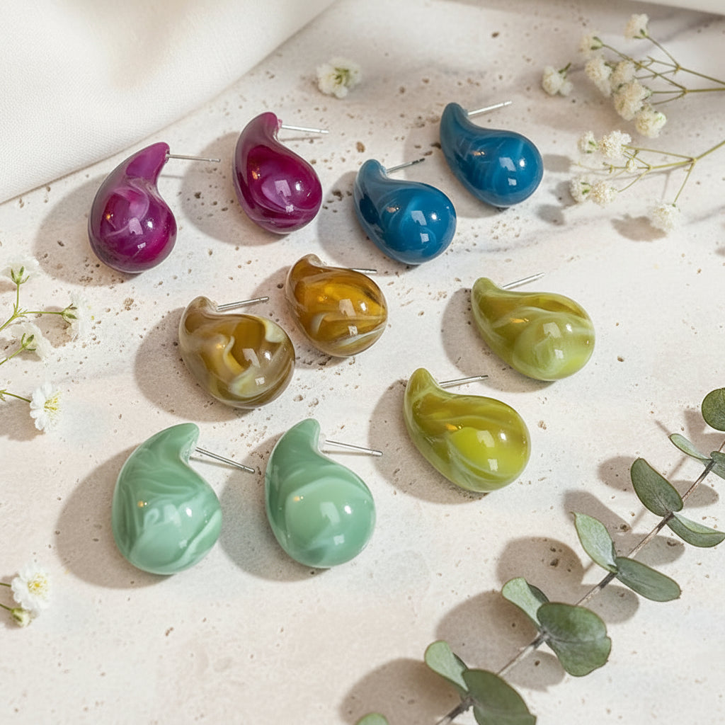 Twilight Teardrop Earrings - 12 color variants - Hello Baabs
