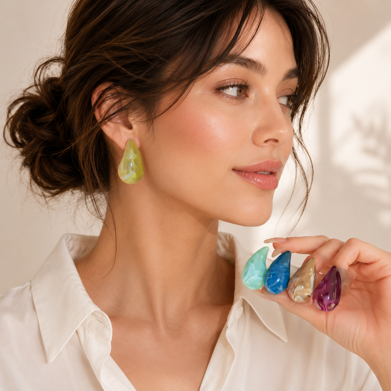 Twilight Teardrop Earrings - 12 color variants - Hello Baabs