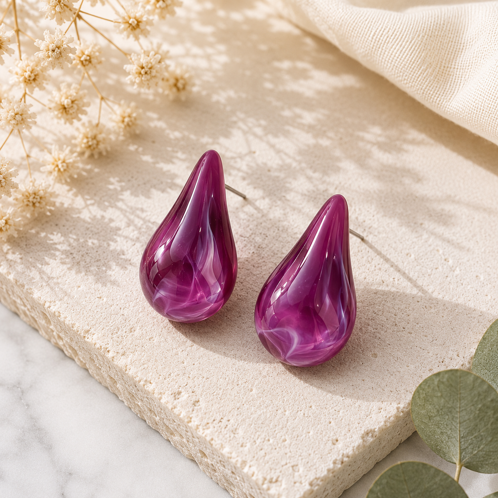 Twilight Teardrop Earrings - 12 color variants - Hello Baabs