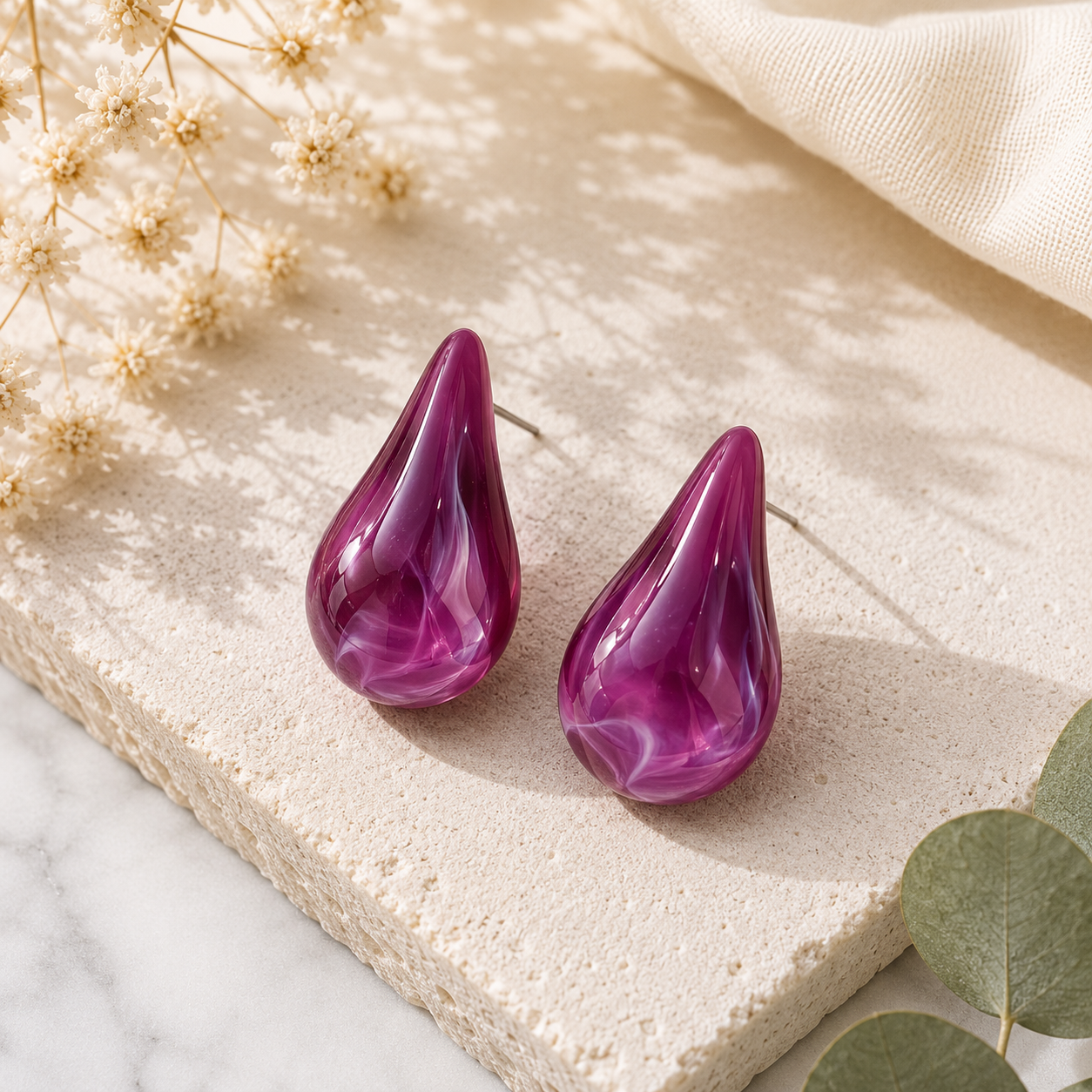 Twilight Teardrop Earrings - 12 color variants - Hello Baabs