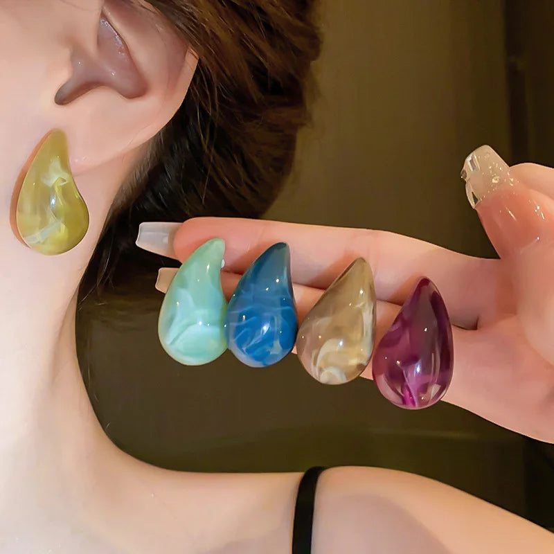 Twilight Teardrop Earrings - 12 color variants - hello baabs 