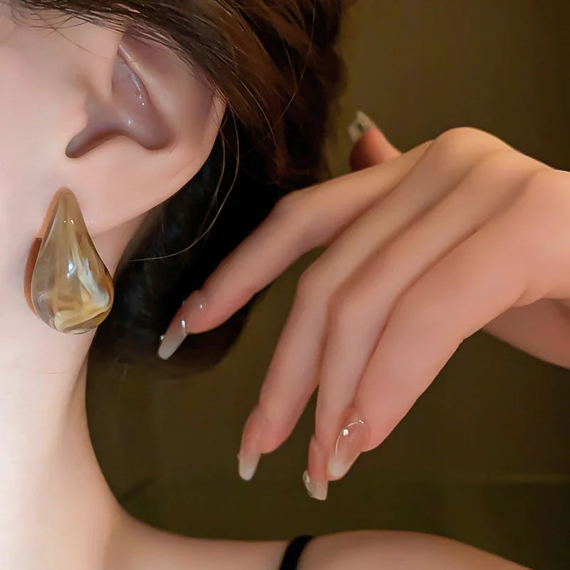 Twilight Teardrop Earrings - 12 color variants - hello baabs 