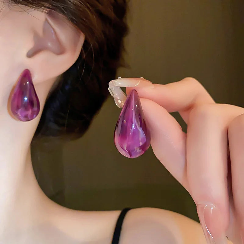 Twilight Teardrop Earrings - 12 color variants - hello baabs 