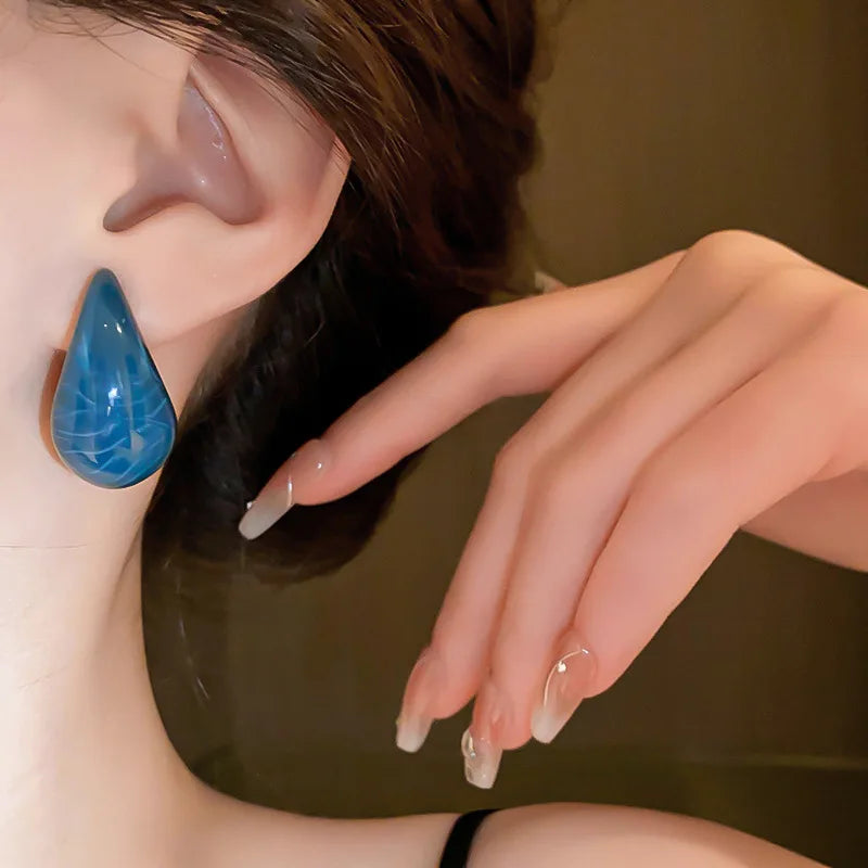 Twilight Teardrop Earrings - 12 color variants - hello baabs 