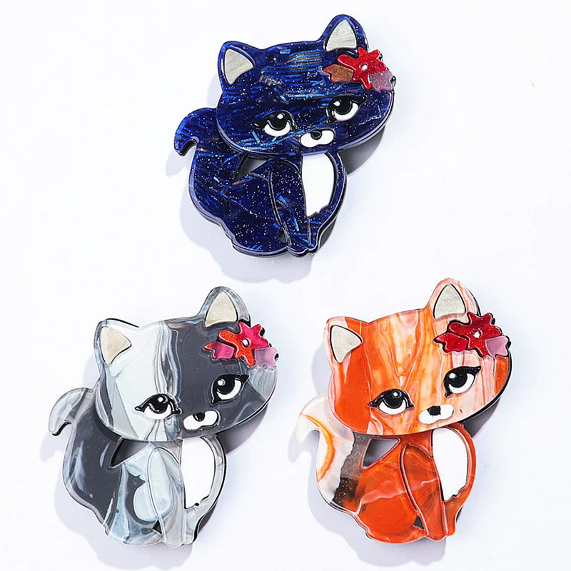 Twinkle Paws Kitten Pin - 3 colors - Hello Baabs