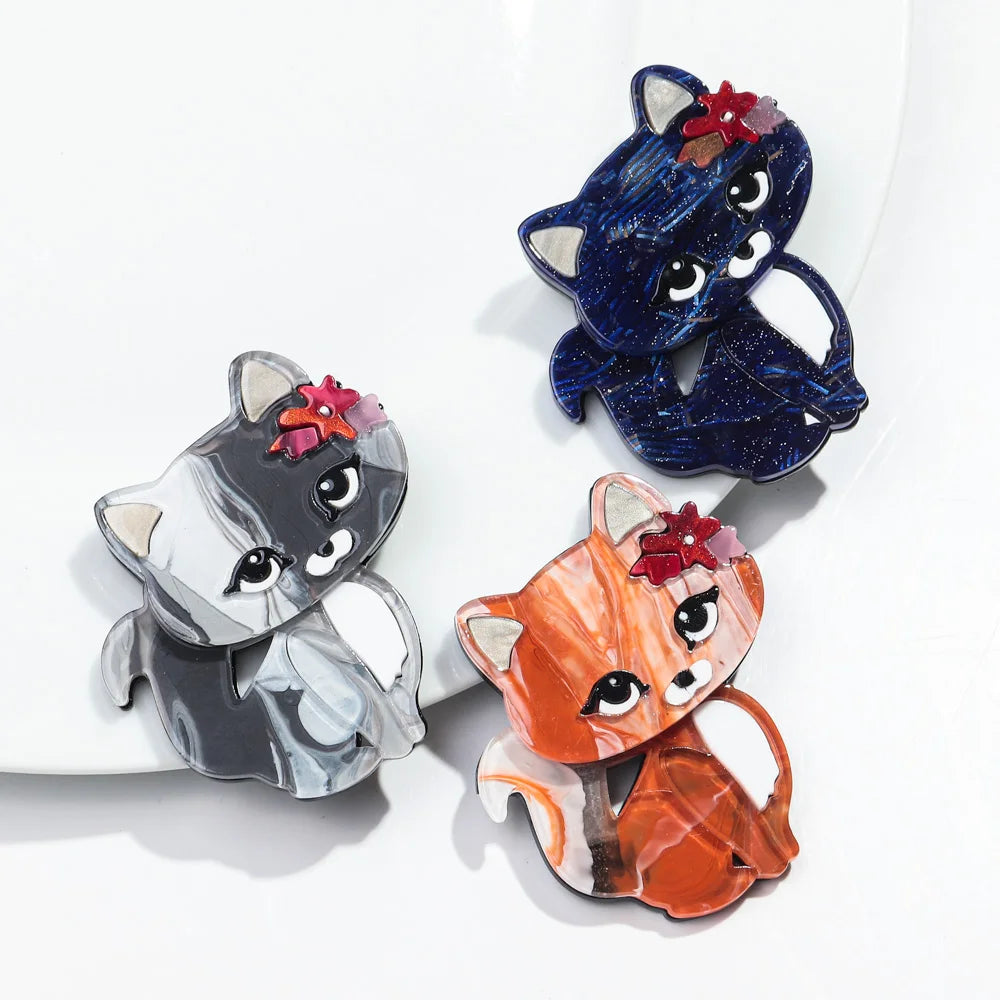 Twinkle Paws Kitten Pin - 3 colors - Hello Baabs
