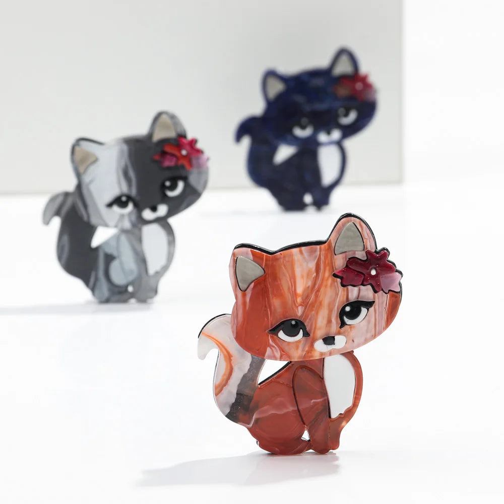 Twinkle Paws Kitten Pin - 3 colors - Hello Baabs