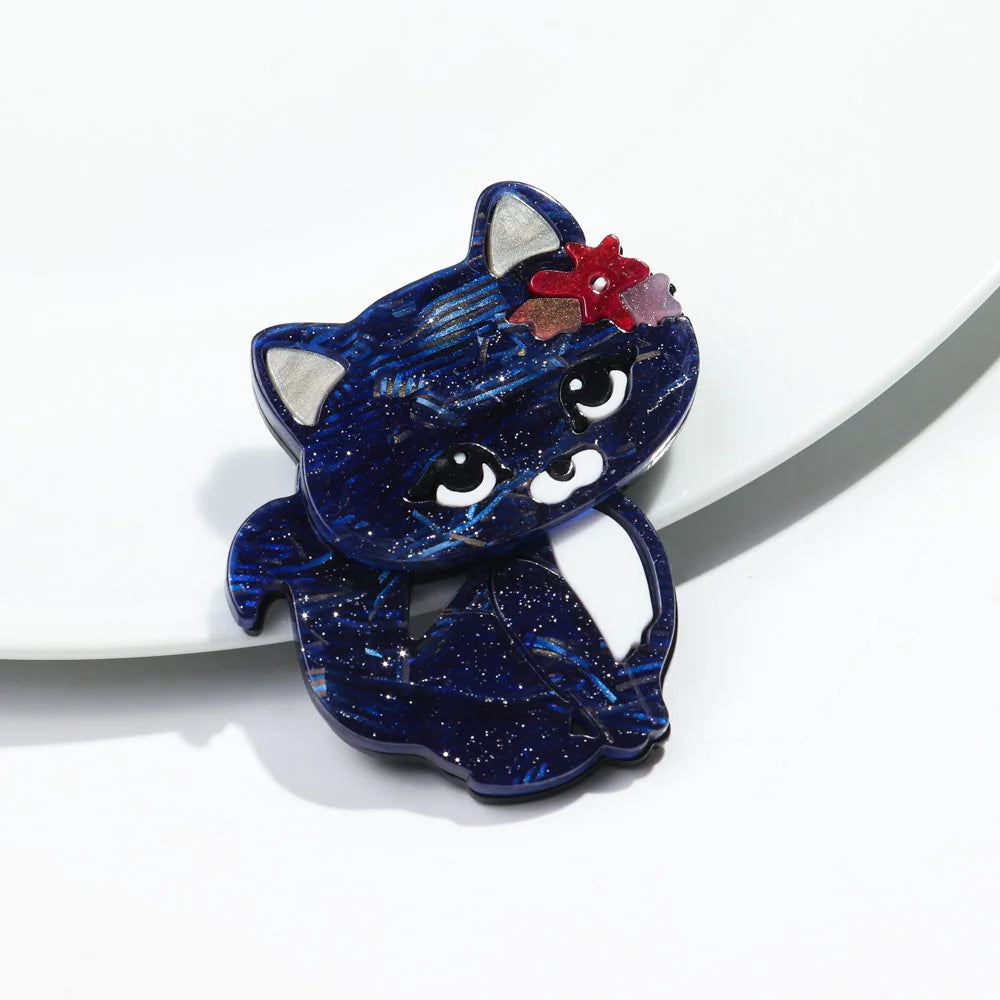 Twinkle Paws Kitten Pin - 3 colors - Hello Baabs